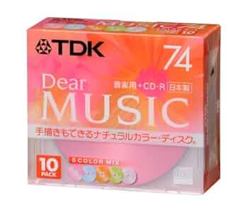 レピッシュ CD 12枚セット 見本盤・未開封品もあり Amazon.co.jp: TDK CD-R 音楽用 74分 日本製 カラーミックス
